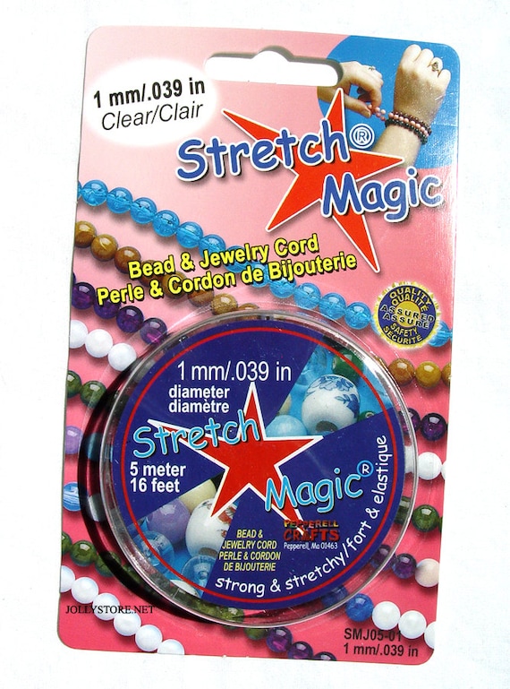 Clear Stretch Magic 1mmx5M stretchy craft cord string Free Shipping
