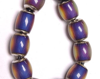 Mood Beads Mirage Color Changing 12x8mm 10pc fun science school beading crafts jewelry beads
