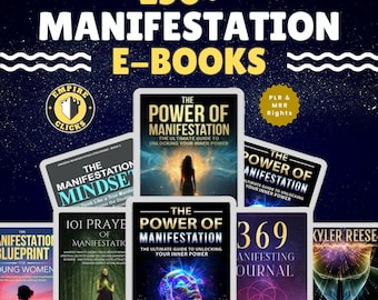 250+ Manifestation & Abundance PLR eBooks Bundle