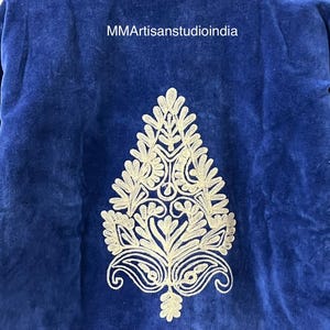 Handmade Velvet Jacket – Floral Embroidered Coat – Boho Suzani Style Festival Outerwear – Women’s Ethnic Clothing image 13