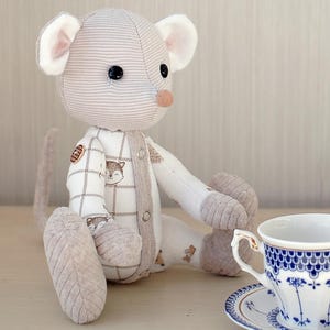 Memory Mouse Toy - Keepsake stuffed animal made from beloved clothes