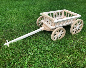 Medium  Flower Girl Wedding Wagon - Unfinished