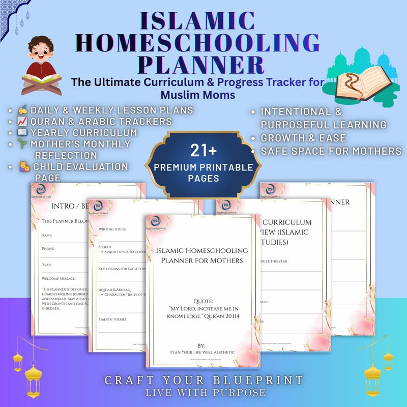 Arabic Weekly Planner - Etsy