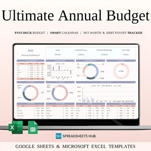 Buchhaltungs-Kit | Vorlagen für Haushaltskalkulationen (Excel & Google Sheets)