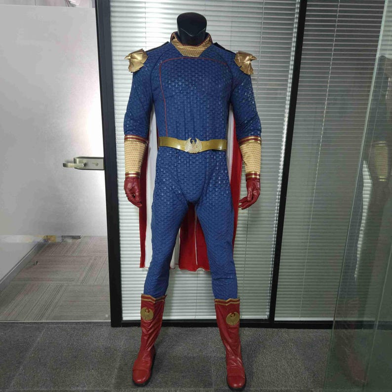 Homelander Costume Cosplay Male High Ver Halloween Suit
