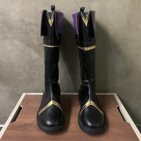The Eminence in Shadow Cosplay Cid Kagenou Chaussures Hommes Bottes