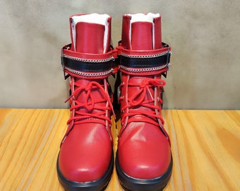 Final Fantasy VII Remake Tifa Lockhart Cosplay Shoes Women Boots