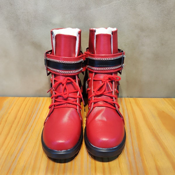 Final Fantasy VII Remake Tifa Lockhart Cosplay zapatos botas de mujer