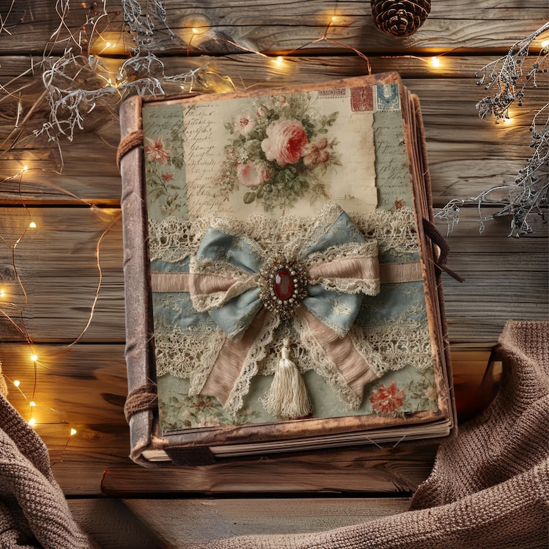 Victorian Love Letters Kit 22 Printable Journal Pages With Lace, Bows ...