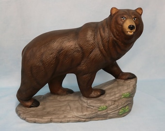 Keepsake Bear Decor, Realistic Bear Ceramic, Wilderness Bear, Brown Bear, Black Bear,  Gift for Bear Lovers, Ceramic Bear Cabin Decoration