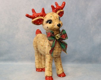 RESERVED for HEIDI Ceramic Snowman with Wreath, Decorative