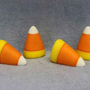 Candy Corn Ceramic, Decorative Candy Corn, Halloween Candy Corn, Yellow Orange and White Candy Corn Decoration,  Halloween Decoration