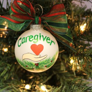 Caregiver Ornament Senior Health Provider Ornament Caregiver - Etsy