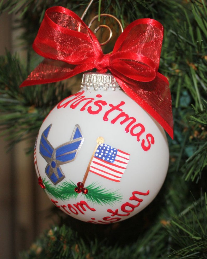 Air Force Ornament Personalized Ornament Custom Made | Etsy