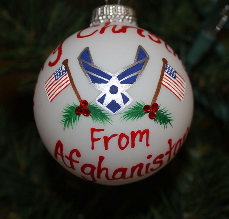 Air Force Ornament Personalized Ornament Custom Made - Etsy