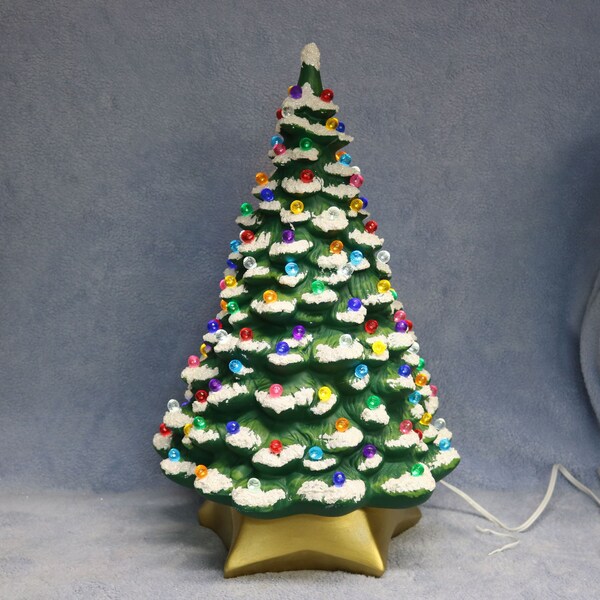 Ceramic Tree Christmas Light Etsy