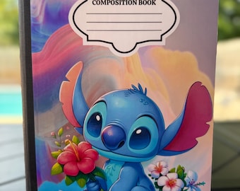 Cute Stitch Composition Notebook