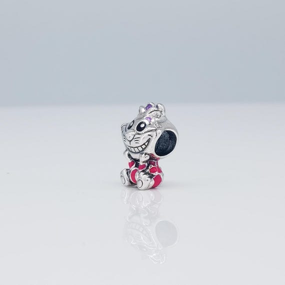 Pandora X Disney Alice in Wonderland Cheshire Cat Silver Charm - Etsy