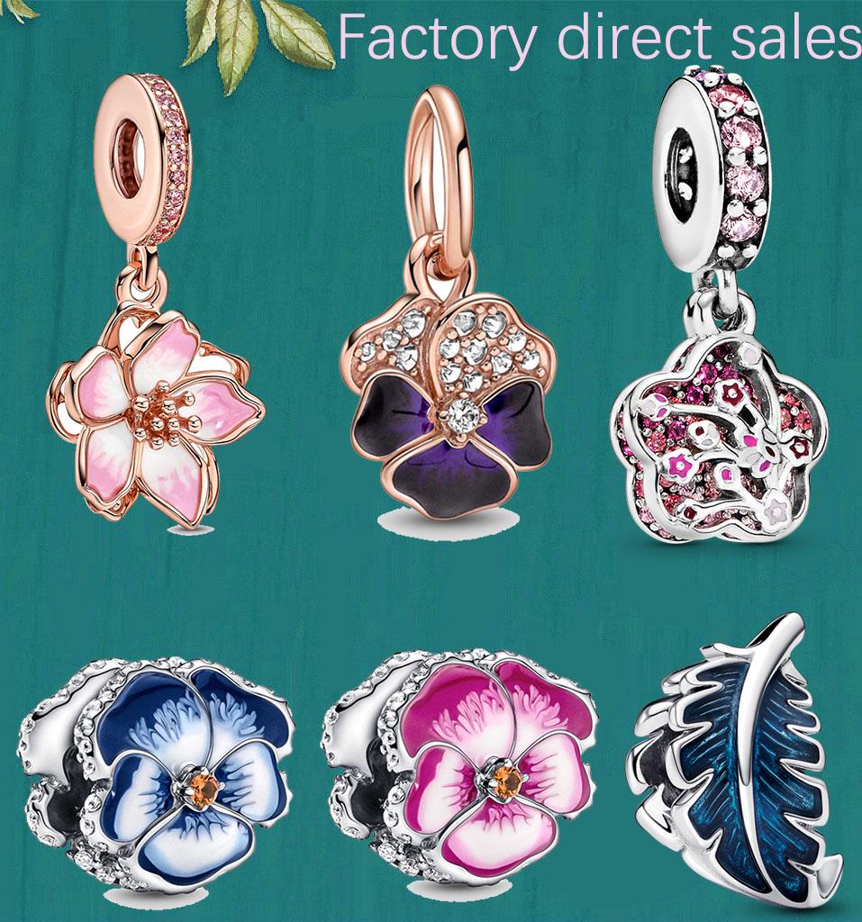 S925 Sterling Silver Spring Series Pandora Jewelry Pendant - Etsy