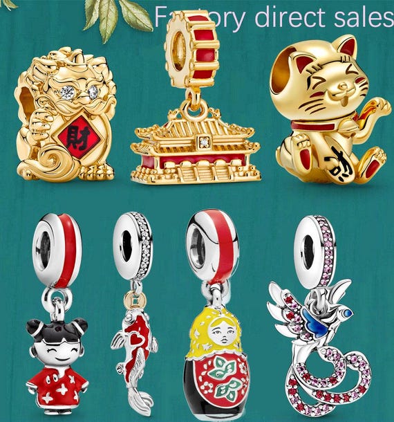 S925 Sterling Silver Chinese Elements Series Pandora Jewelry