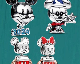 Charm de joyería Pandora de la serie Disney en plata de ley S925