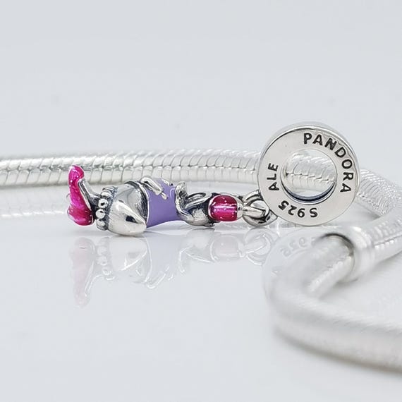 Pandora X Disney Daisy Duck Dangle S925 Silver Charm - Etsy