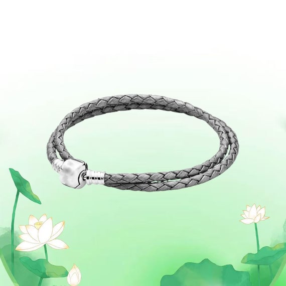 Pandora S925 Sterling Silver Simple Woven Multi-color Bracelet