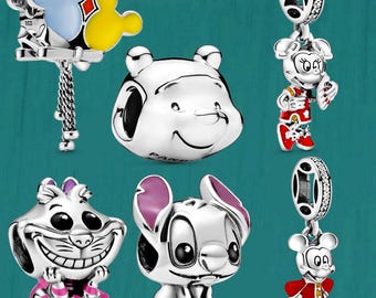Charm de joyería Pandora de la serie Disney en plata de ley S925