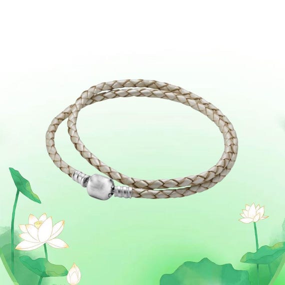 Pandora S925 Sterling Silver Simple Woven Multi-color Bracelet