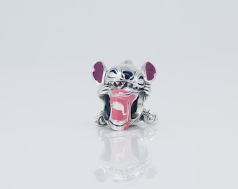 Pandora X Disney Stitch Birthday Cake Sterling silver Charm