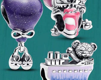 Charm de joyería Pandora de la serie Disney en plata de ley S925