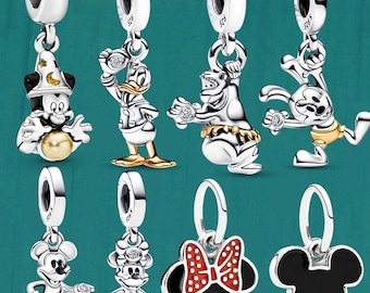 S925 Sterling Silver Disney Series Pandora Jewelry Pendant