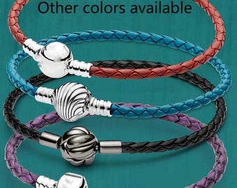 本物のスターリングシルバー PANDORA ブレスレット、チャーム 2 個付き 
