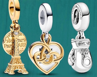 Charm de joyería Pandora de la serie Disney en plata de ley S925