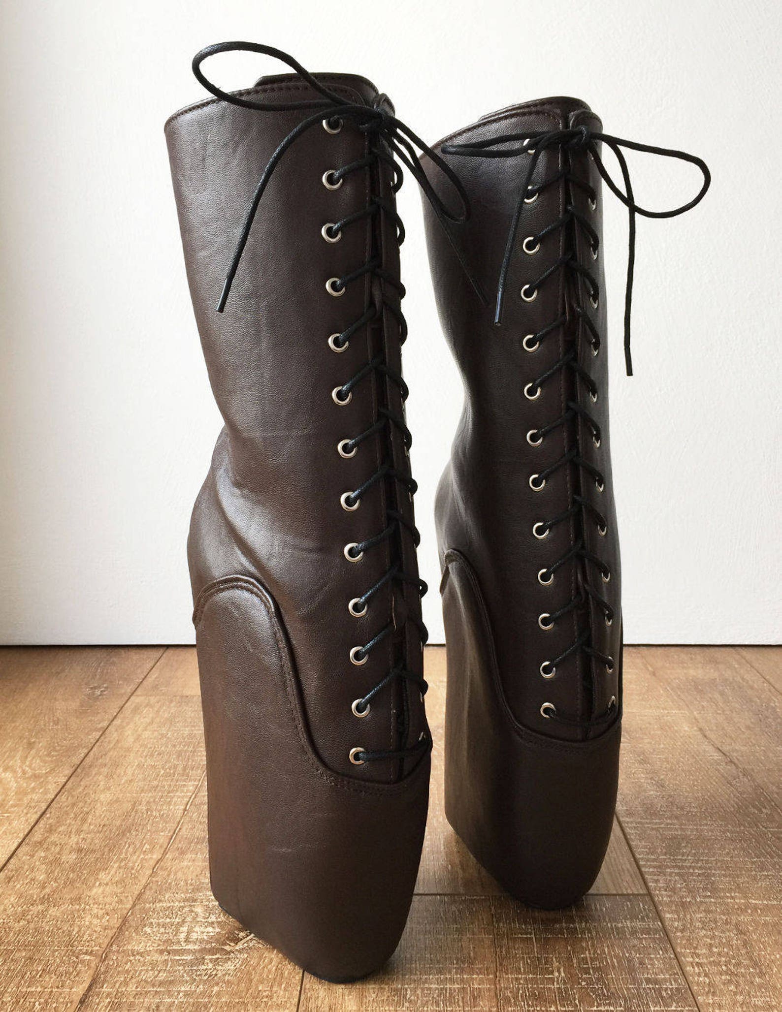 begin ii ballet wedge hoof sole heelless fetish pointe training espresso bean begin ii ballet wedge hoof sole heelless fetish pointe training espresso bean