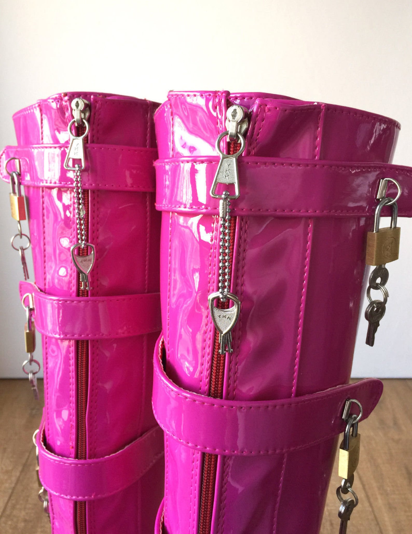 18cm 10 keys lockable beginner ballet wedge boots hoof heelless fetish hot pink 18cm 10 keys lockable beginner ballet wedge boots hoof heelless fetish hot pink