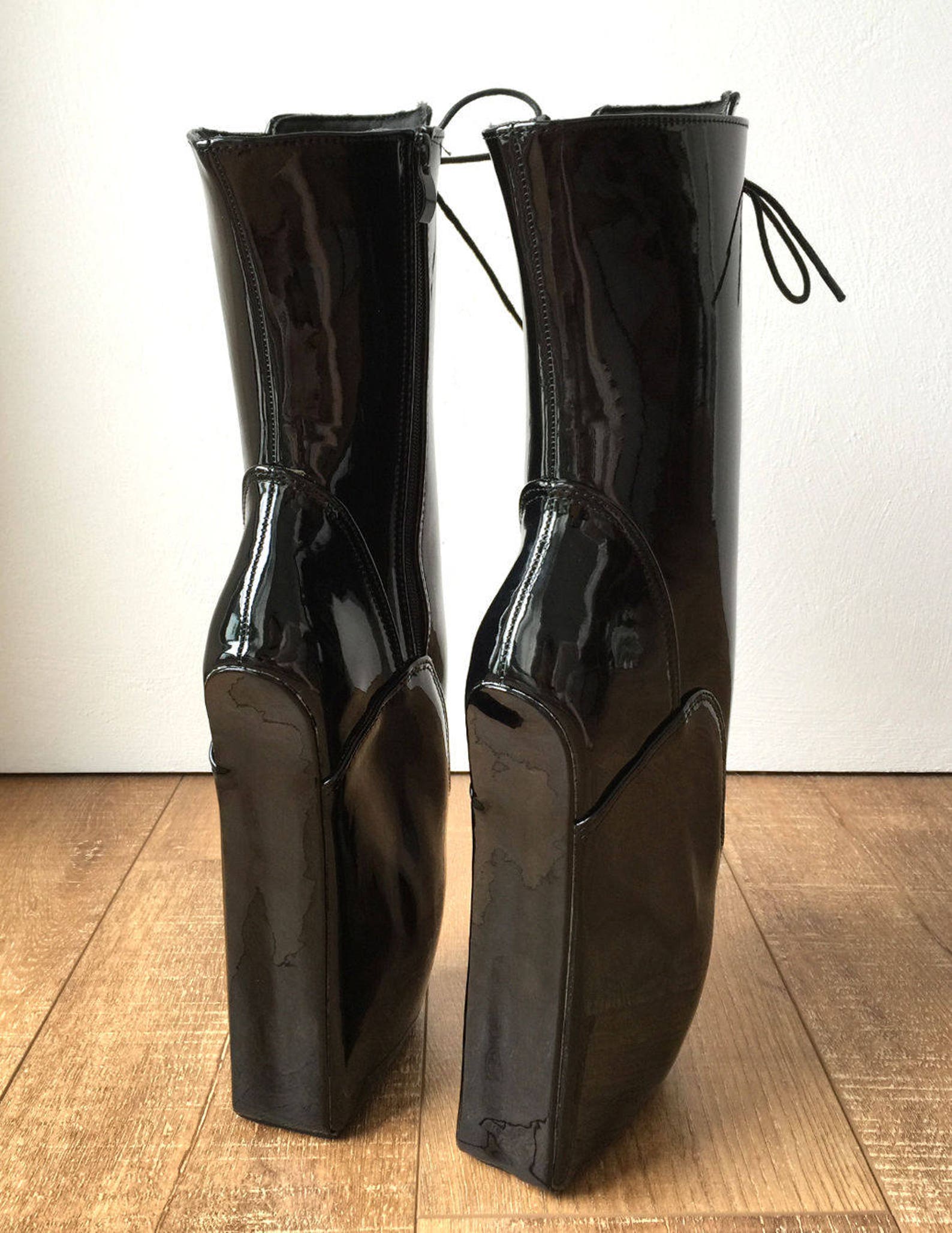 begin iii (w/ zip) ballet wedge hoof heelless fetish pointe training newbies begin iii (w/ zip) ballet wedge hoof heelless fetish pointe training newbies