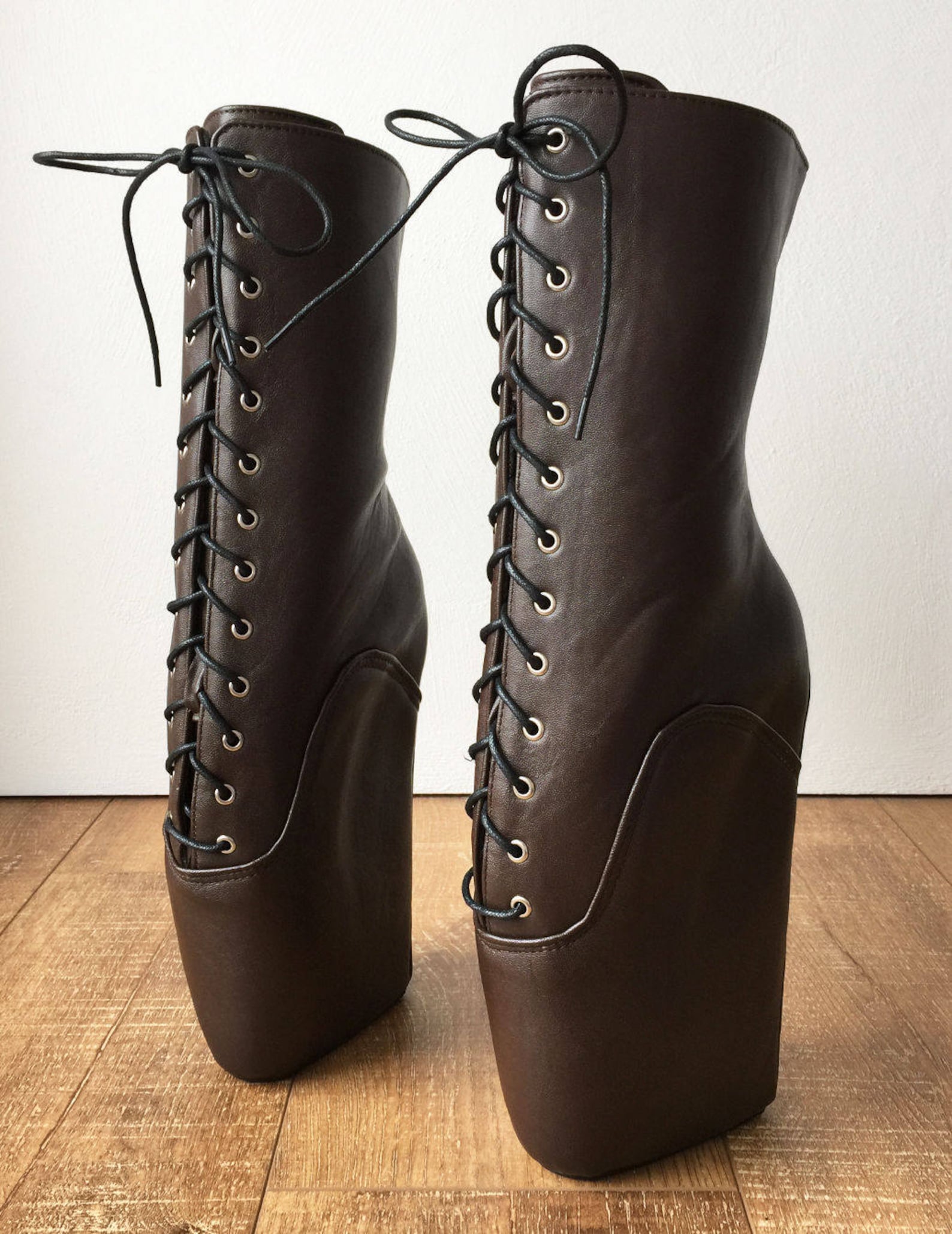 begin ii ballet wedge hoof sole heelless fetish pointe training espresso bean begin ii ballet wedge hoof sole heelless fetish pointe training espresso bean