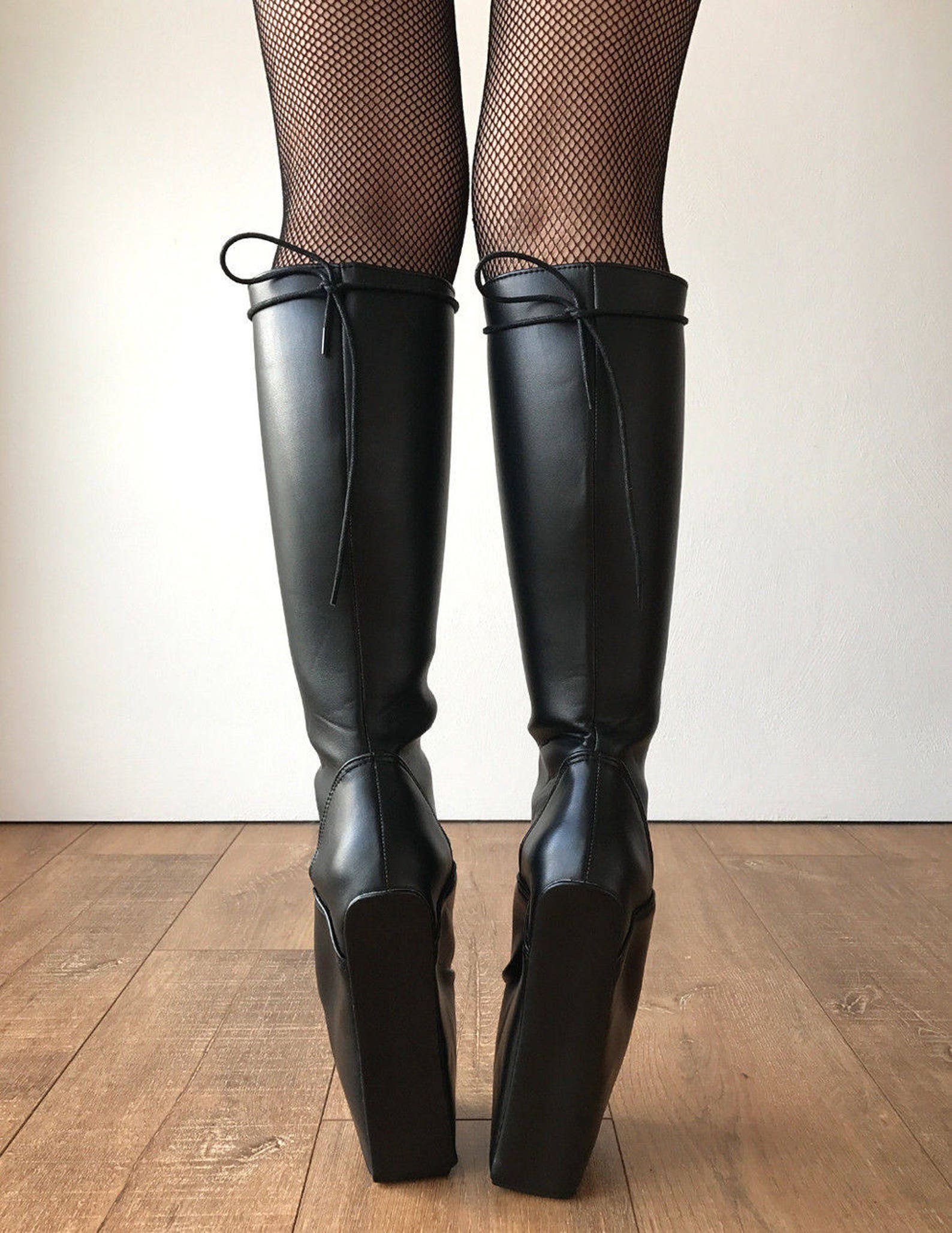 rtbu ballet wedge knee hi saturn spike stud speed hook matte black