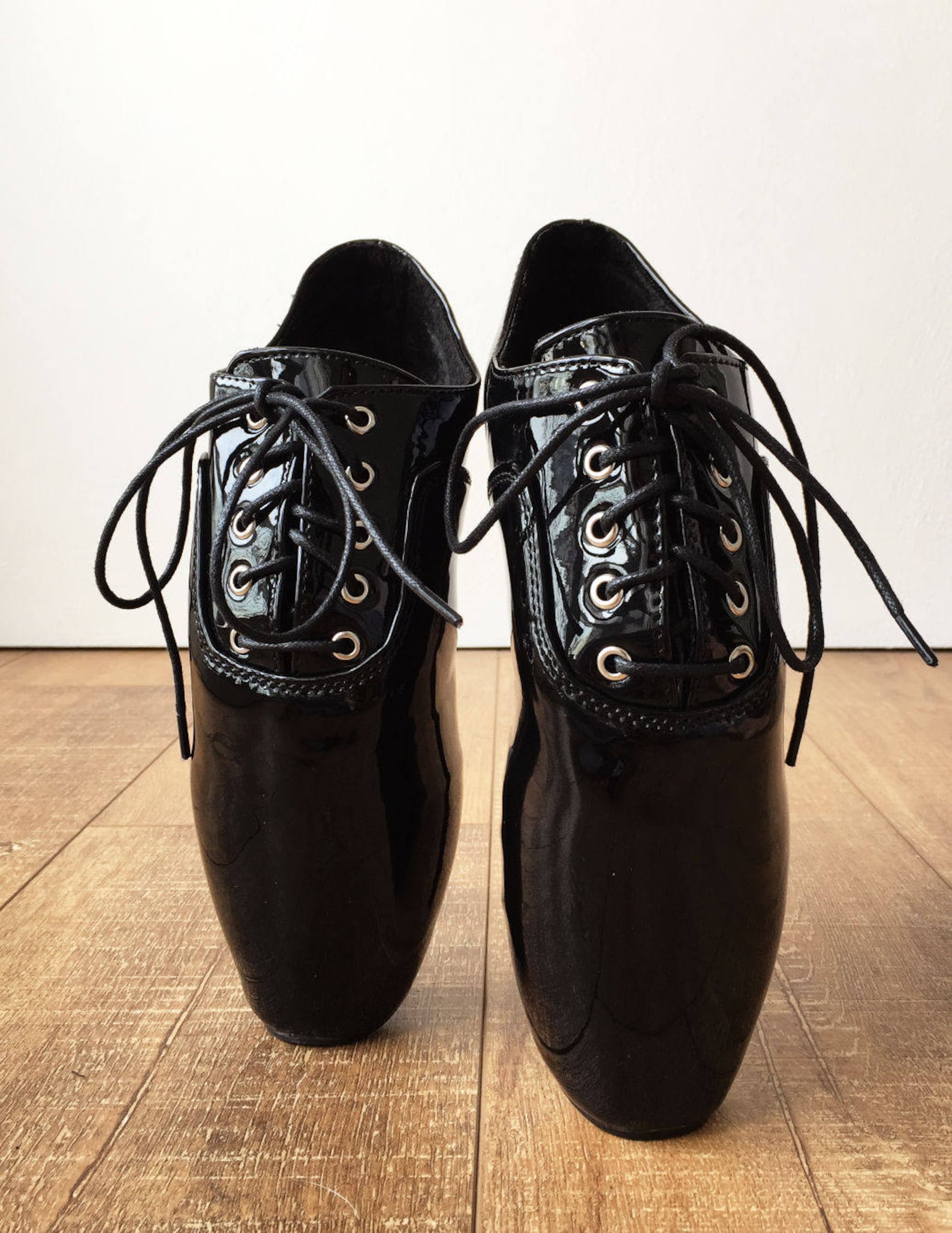 chaplin a ballet stiletto fetish below ankle booties oxford pointe black patent