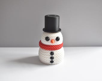 Boneco de Neve Tricotado | Decoração de Mesa Natalina Impressa em 3D