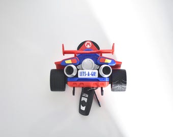 Suporte de parede para chaves de kart | Cabide para chaves de kart de corrida | Porta-chaves | Organizador de chaves impresso em 3D