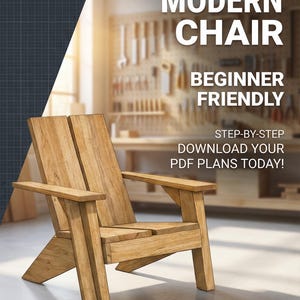 Progetti moderni per sedie Adirondack / Lavorazione del legno per salotti da esterno adatti ai principianti (PDF) immagine 8