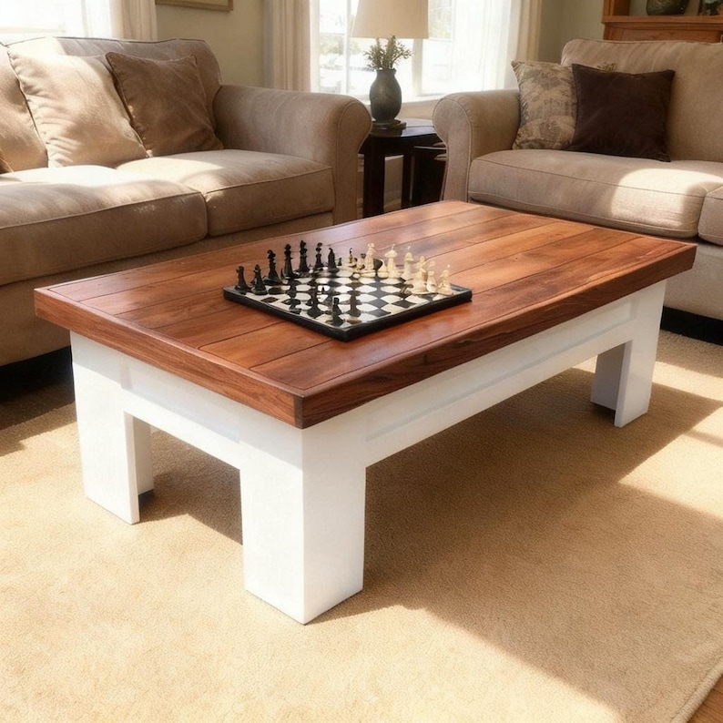 Coffee Table Plans with Sliding Top, Hidden Storage for Beginners | Digital Woodworking PDF image 2
