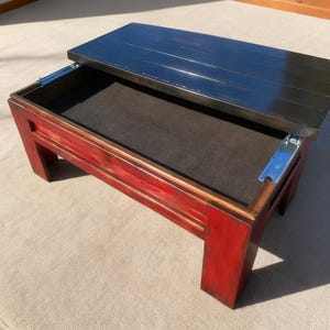 Coffee Table Plans with Sliding Top, Hidden Storage for Beginners | Digital Woodworking PDF image 3