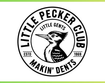 Little Pecker Club SVG PNG,Laser Engraving File Leather Hat Patch Designs Vector Logo Cut File Funny Trendy Shirt,Adult,Cricut cut files