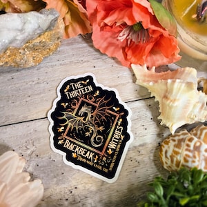 Throne of Glass Vinyl Sticker: Manon Blackbeak, The Thirteen Thirteen Sticker