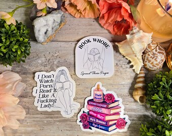 Smut Reader Vinyl Sticker, Booktok Decal