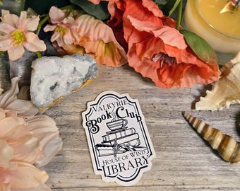 A Court Of Thorns And Roses Vinyl Sticker - ACOTAR Book Club, Valkyries