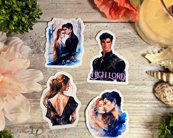 ACOTAR Vinyl Aufkleber Aufkleber - Feyre, Rhysand, Night Court Bat Boys